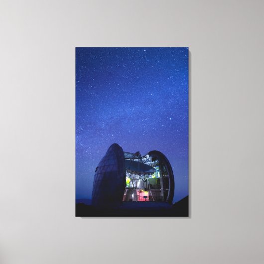 Observatorium Cal Tech Submilimeter | Hawaii Canvas Afdruk (Voorkant)