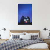 Observatorium Cal Tech Submilimeter | Hawaii Canvas Afdruk (Insitu (Slaapkamer))