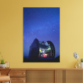Observatorium Cal Tech Submilimeter | Hawaii Canvas Afdruk (Insitu (Woonkamer))
