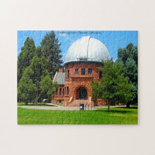 Observatorium Denver Colorado. Jigzaag Puzzle Legpuzzel (Horizontaal)