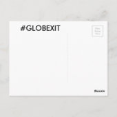 Observatorium gesloten, vanwege Flat Earth. Briefkaart (Achterkant)