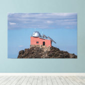 Observatorium in het Sierra Nevada gebergte Canvas Afdruk (Insitu (Houten vloer))