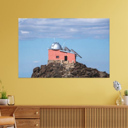 Observatorium in het Sierra Nevada gebergte Canvas Afdruk (Insitu (Woonkamer))