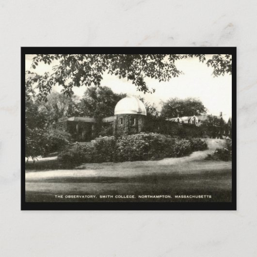 Observatorium, Smith College, Northampton MA Vinta Briefkaart (Voorkant)