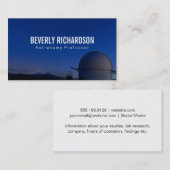 observatorium visitekaartje (Voorkant / Achterkant)