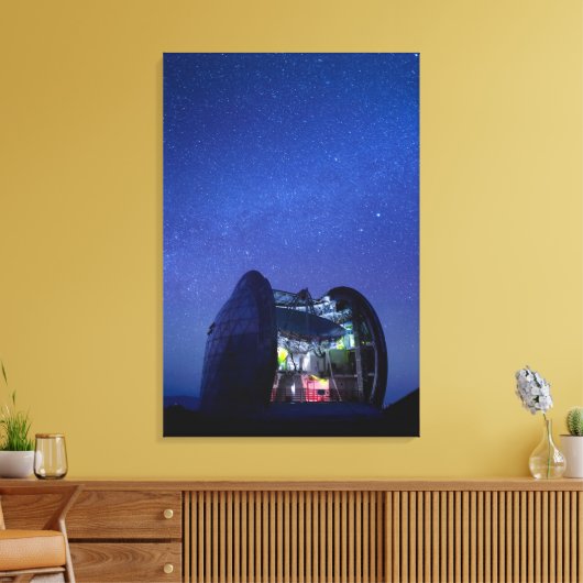 Observatory Cal Tech Submilimeter | Hawaii Canvas Afdruk (Insitu (Woonkamer))