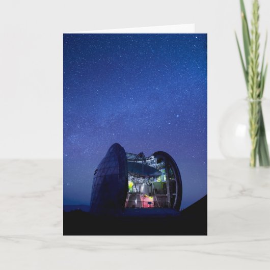 Observatory Cal Tech Submilimeter | Hawaii Kaart (Voorkant)