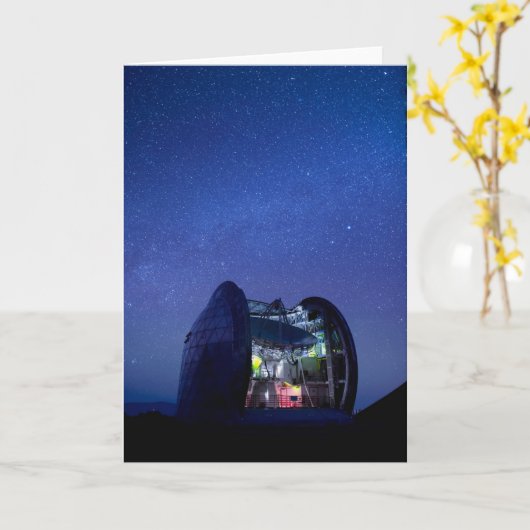 Observatory Cal Tech Submilimeter | Hawaii Kaart (Gele Bloem)