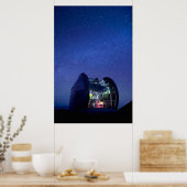 Observatory Cal Tech Submilimeter | Hawaii Poster (Keuken)