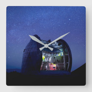 Observatory Cal Tech Submilimeter   Hawaii Vierkante Klok