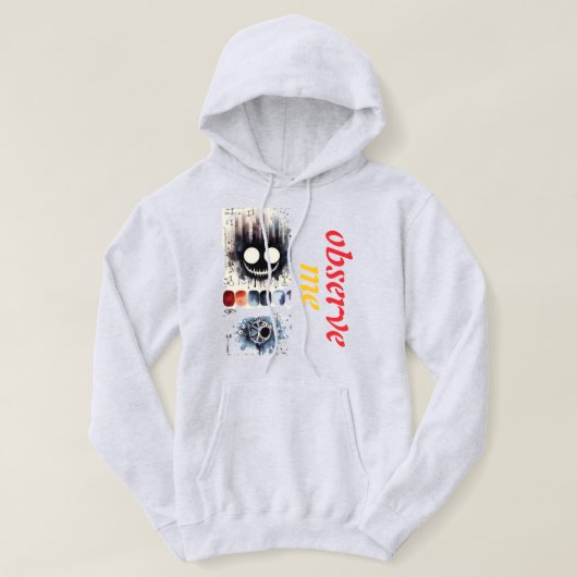 "Observe Me Quotes Hoodie & Sweatshirt" (Design voorkant)