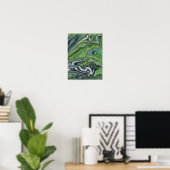 Obsessie 1 Abstracte Art Print (Thuiskantoor)
