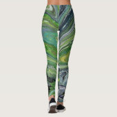 Obsessie 1 Abstracte Leggings (Achterkant)