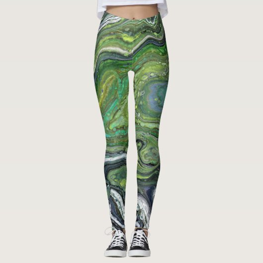 Obsessie 1 Abstracte Leggings (Voorkant)