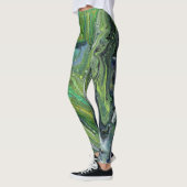 Obsessie 3 Wilde Groene Abstracte Leggings (Links)