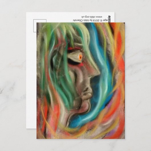 obsessie briefkaart (Voorkant / Achterkant)