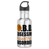 Obsessief-Basketball stoornis Waterfles (Voorkant)