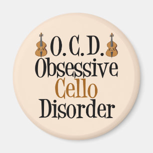 Obsessief Cello Disorder Cellist Magneet