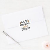 Obsessief-Cello-stoornis Ronde Sticker (Envelop)