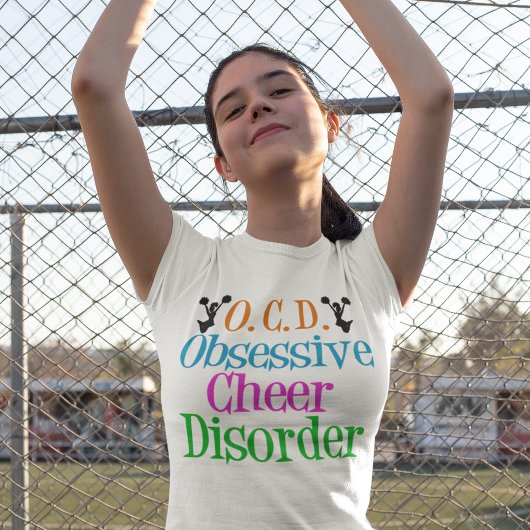 Obsessief-Cheer Disorder Funny Cheerleader T-shirt