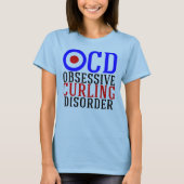 Obsessief-Curling Disorder Funny Sport T-shirt (Voorkant)