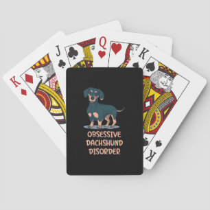 Obsessief Dachshund Disord Pokerkaarten