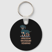 Obsessief Dachshund Disord Sleutelhanger (Voorkant)