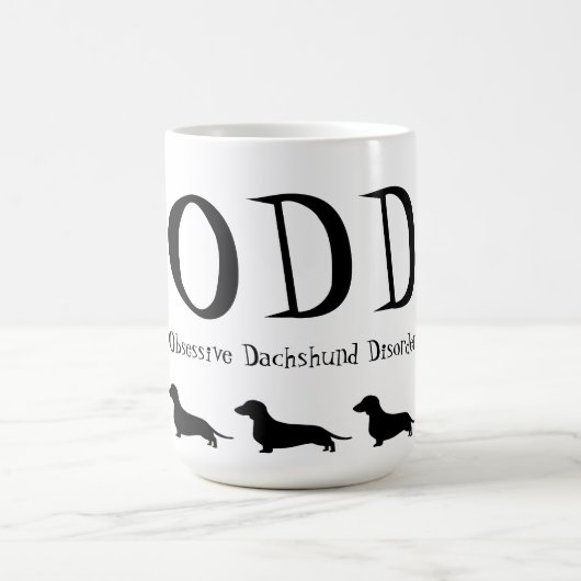 Obsessief-dachshundaandoening Koffiemok (Center)