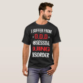Obsessief Djing DJ Disc Jockey Deejay T-shirt (Voorkant volledig)