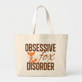Obsessief-fox-ordeverstoring Grote Tote Bag (Voorkant)