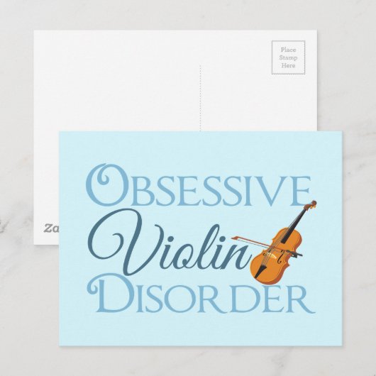 Obsessief-gewelddadige stoornis briefkaart (Voorkant / Achterkant)