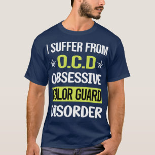 Obsessief-liefdeskleurenbeschermer Colorguard T-shirt
