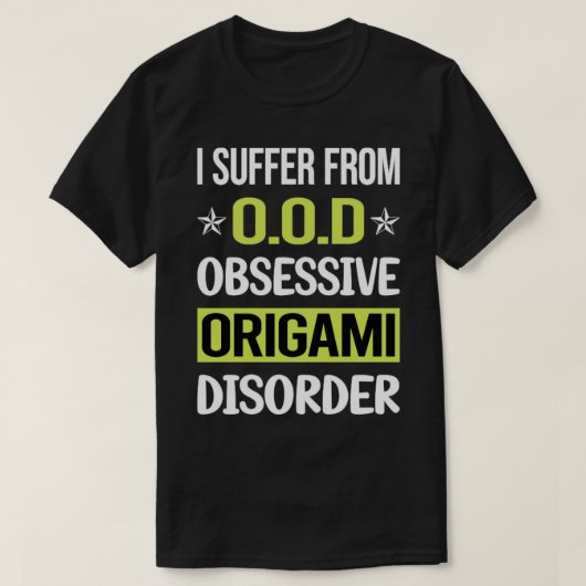 Obsessief Love Origami T-shirt (Design voorkant)