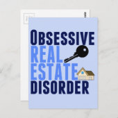 Obsessief-vastgoedstoornis Fungerend Briefkaart (Voorkant / Achterkant)