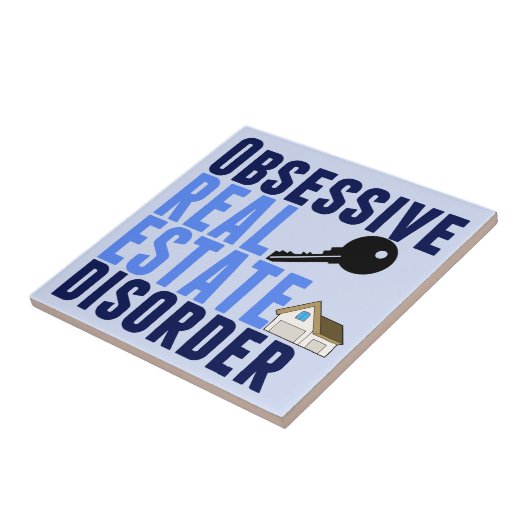 Obsessief-vastgoedstoornis Fungerend Tegeltje (Zijkant)