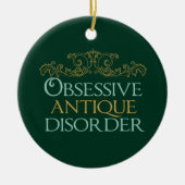 Obsessieve Antiek stoornis Keramisch Ornament (Voorkant)