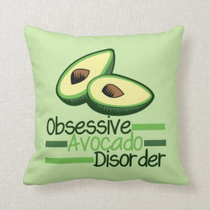 Obsessieve Avocado stoornis Cool Green Kussen