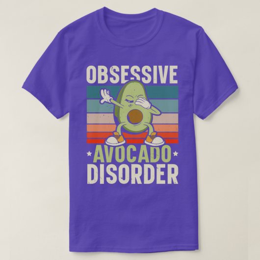 Obsessieve Avocado-stoornis Guac Guacamole Keto T-shirt (Design voorkant)