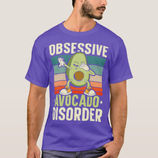 Obsessieve Avocado-stoornis Guac Guacamole Keto T-shirt