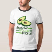 Obsessieve Avocado-stoornis T-shirt (Voorkant)