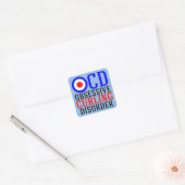 Obsessieve-beperkende stoornis Funny Sports Vierkante Sticker (Envelop)