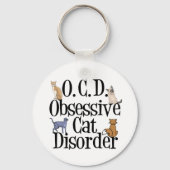 Obsessieve-Cat-stoornis Sleutelhanger (Voorkant)