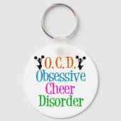 Obsessieve Cheer Disorder Cute Cheerleader Sleutelhanger (Voorkant)