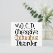 Obsessieve Chihuahua-stoornis Briefkaart (Staand voorkant)