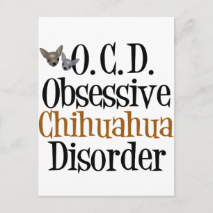 Obsessieve Chihuahua-stoornis Briefkaart