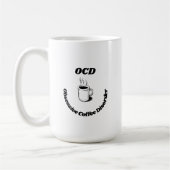 Obsessieve Coffee Disorder Coffee Mok (Links)