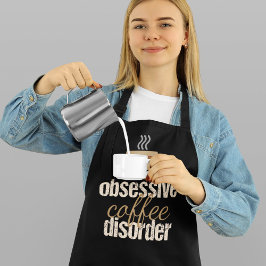 Obsessieve-Coffiestoornis | Cute Barista Schort
