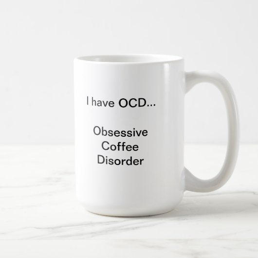 Obsessieve-Coffiestoornis Koffiemok (Rechts)
