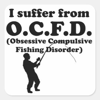 Obsessieve Compulsieve Gevist stoornis Vierkante Sticker