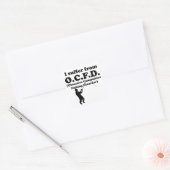 Obsessieve Compulsieve Gevist stoornis Vierkante Sticker (Envelop)